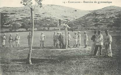 CPA FRANCE 13 "Le Camp de Carpiagne, Exercice de gymnastique"