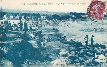 CPA FRANCE 13 " La Ciotat, Plage St Jean"