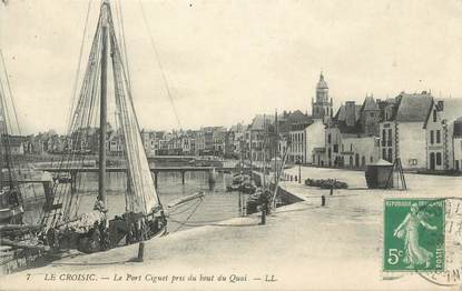 CPA FRANCE 44 " Le Croisic, Le Port Ciguet pris du bout du quai"
