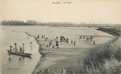 CPA FRANCE 14 "Avaray, la plage"