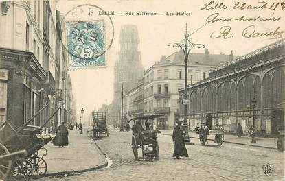 CPA FRANCE 59 "Lille, Rue Solférino"