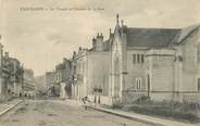 33 Gironde CPA FRANCE 33 "Castillon, le Temple et l'avenue de la gare"