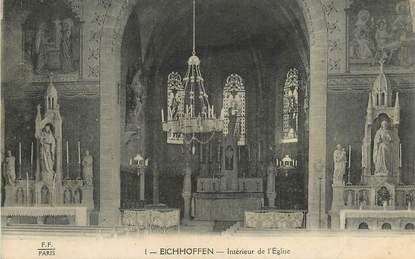 CPA FRANCE 67 "Eichhoffen, interieur de l'Eglise"