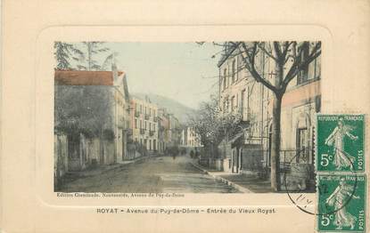 CPA FRANCE 63 " Royat, Avenue du Puy de Dôme"