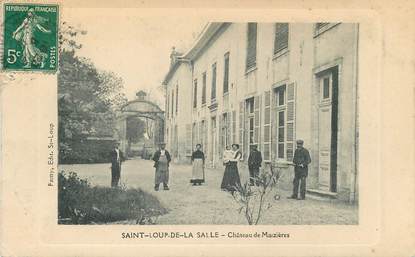 CPA FRANCE 71 "Saint Loup de la Salle, Chateau de Maizières"