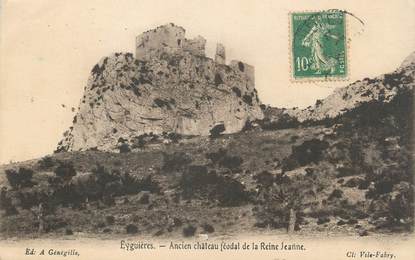 CPA FRANCE 13 " Eyguières, Ancien château féodal de la Reine Jeanne"