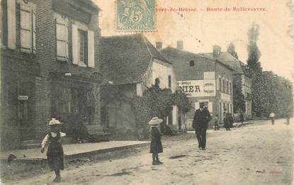 CPA FRANCE 71 "Saint Pierre de Bresse, route de Bellevesvre"