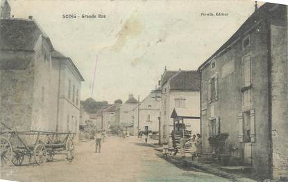 CPA FRANCE 70 " Soing, La Grande rue"