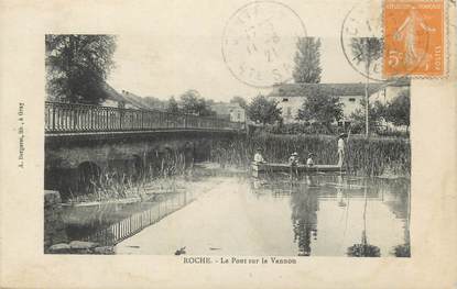 CPA FRANCE 70 " Roche, Le pont sur le Vannon"