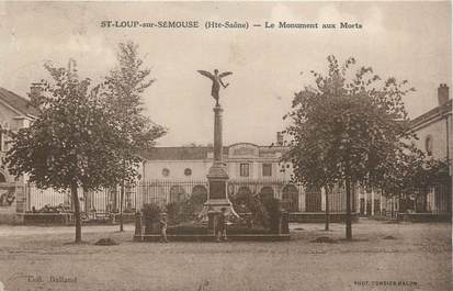 CPA FRANCE 70 " St Loup sur Semouse, Le monument aux morts"