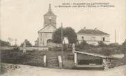 70 Haute SaÔne CPA FRANCE 70 " Fleurey les Lavoncourt, Le monument aux morts, l'église et le presbytère"