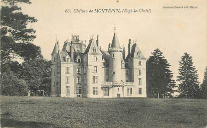 CPA FRANCE 01 "Chateau de Montépin, Bagé le Chatel"