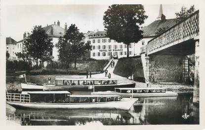 CPA FRANCE 25 " Villers le Lac, L'embarcadère de l'Hôtel de France et ses canots "