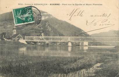 CPA FRANCE 25 "Avanne, Pont sur le Doubs et le Mont Planoise"