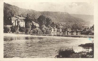 CPA FRANCE 25 "Pont de Roide, Le Doubs, le pont et le barrage"