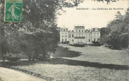 CPA FRANCE 91 " Brunoy, Le Château de Soulins"