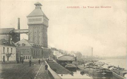 CPA FRANCE 91 " Corbeil, La Tour des Moulins"