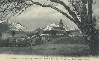 CPA FRANCE 05 " St Julien en Champsaur, Vue générale"