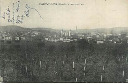 CPA FRANCE 34 "Pouzolles, Vue générale"