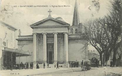 CPA FRANCE 13 " St Rémy de Provence, L'église St Martin"