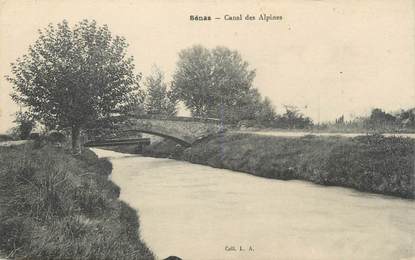 CPA FRANCE 13 " Senas, Le Canal des Alpines"