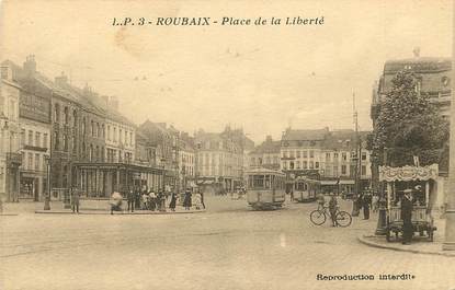 CPA FRANCE 59 "Roubaix, Place de la Liberté"