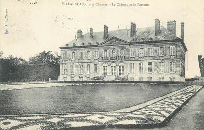 CPA FRANCE 27 " Villarceaux, Le Château et le Parterre"