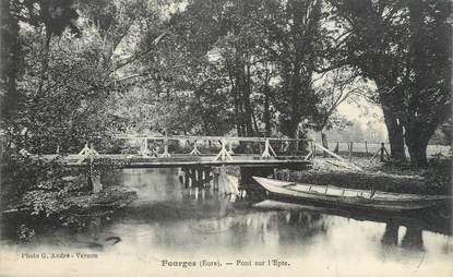 CPA FRANCE 27 " Fourges, Pont sur l'Epte"