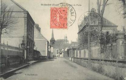 CPA FRANCE 27 " St André, Le Bureau de Poste"