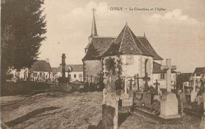 CPA FRANCE 56 "Quily, le Cimetière et l'Eglise"