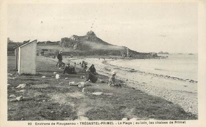 CPA FRANCE 29 " Primel - Tregastel, La plage"