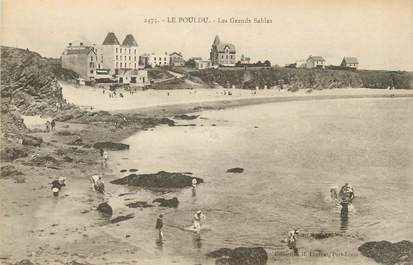 CPA FRANCE 29 " Le Pouldu, Les Grands Sables"