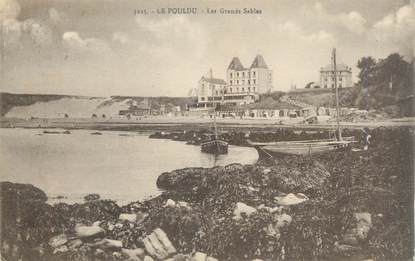 CPA FRANCE 29 " Le Pouldu, Les Grands Sables"