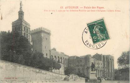 CPA FRANCE 84 " Avignon, Le Palais des Papes"