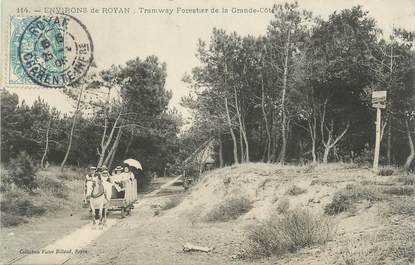 CPA FRANCE 17" Environs de Royan, Tramway forestier de la Grande Côte"