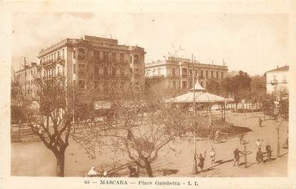 CPA ALGERIE "Mascara, Place Gambetta"