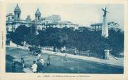 Algerie CPA ALGERIE " Oran, Le Théâtre et le monument de Sidi Brahim"