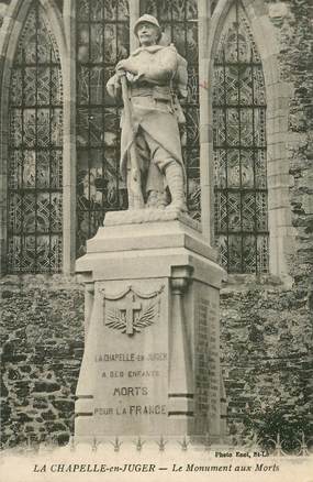 CPA FRANCE 50 "La Chapelle en Juger, monument aux morts"