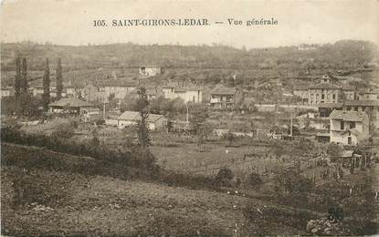 CPA FRANCE 09 "Saint Girons Ledar, vue générale"