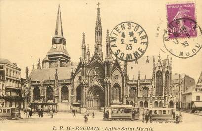 CPA FRANCE 59 "Roubaix, Eglise Saint Martin"