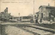 01 Ain CPA FRANCE 01 "Mantenay, la gare" / TRAIN