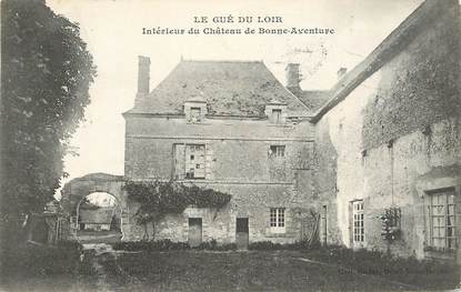 CPA FRANCE 41 "Le Gué du Loir, intérieur du chateau de Bonne Aventure"