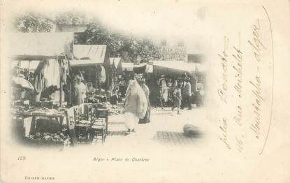 CPA ALGERIE "Alger, Place des Chartres" / GEISER