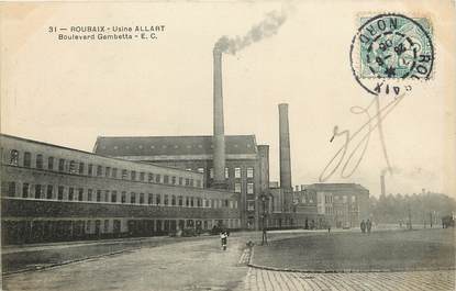 CPA FRANCE 59 "Roubaix, Usine Allart, bld Gambetta"