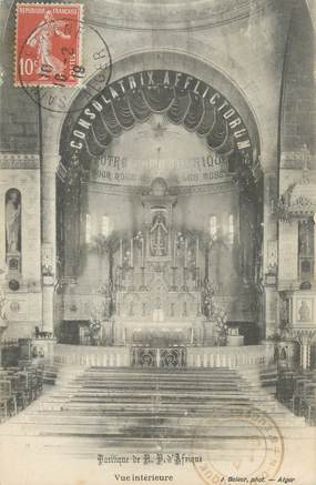 CPA ALGERIE "Alger, Vue intérieure de la Basilique de Notre Dame d'Afrique" / GEISER