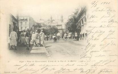 CPA ALGERIE "Alger, Place du Gouvernement"/ GEISER