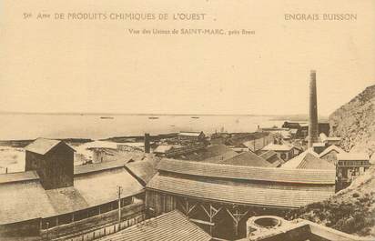 CPA FRANCE 29 " St Marc, Vue des usines"