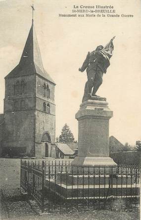 CPA FRANCE 23 "St Merd la Breuille, Le monument aux morts"