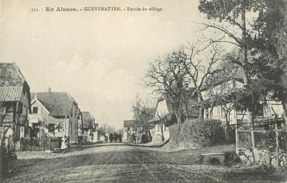 CPA FRANCE 68 "Guevenatten, entrée du village"