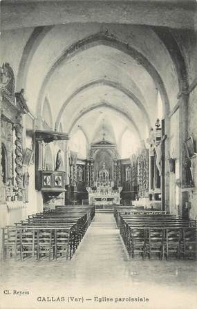 CPA FRANCE 83 "Callas, Eglise paroissiale"